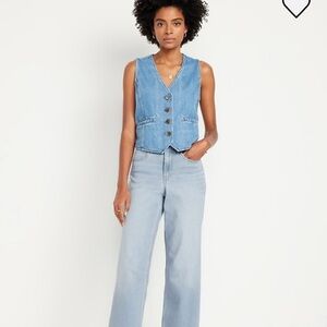 Old Navy Light Blue Wide Leg Pants